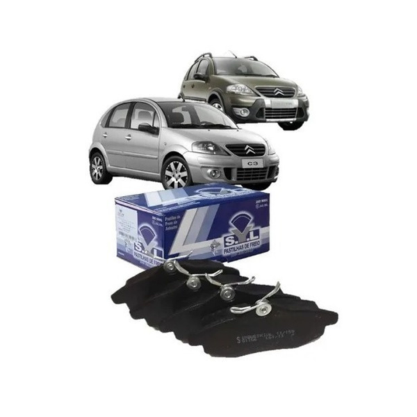 Pastilha Dianteira - Citroen-c3 2006 2007 2008 Syl